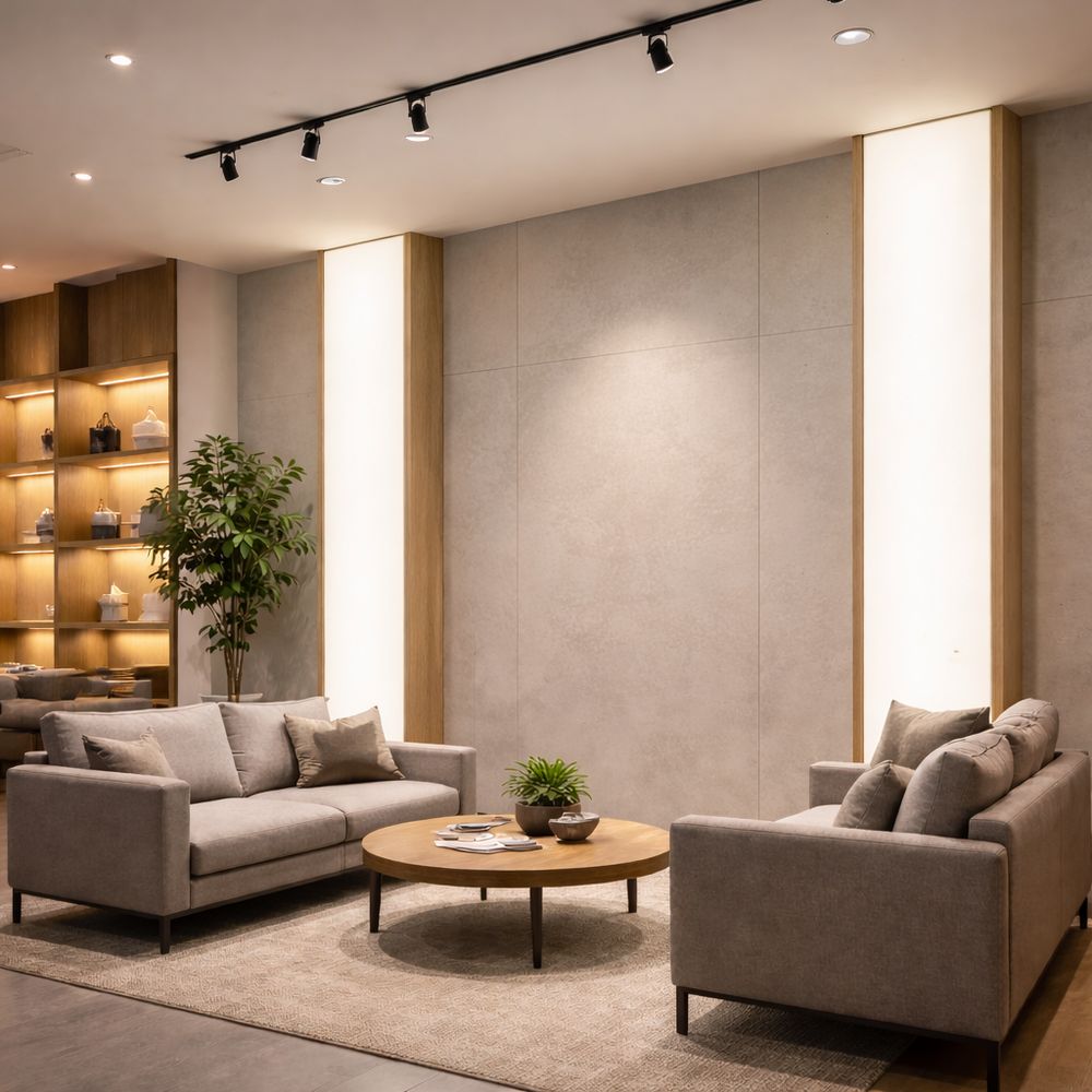 Молочное оргстекло в интерьере