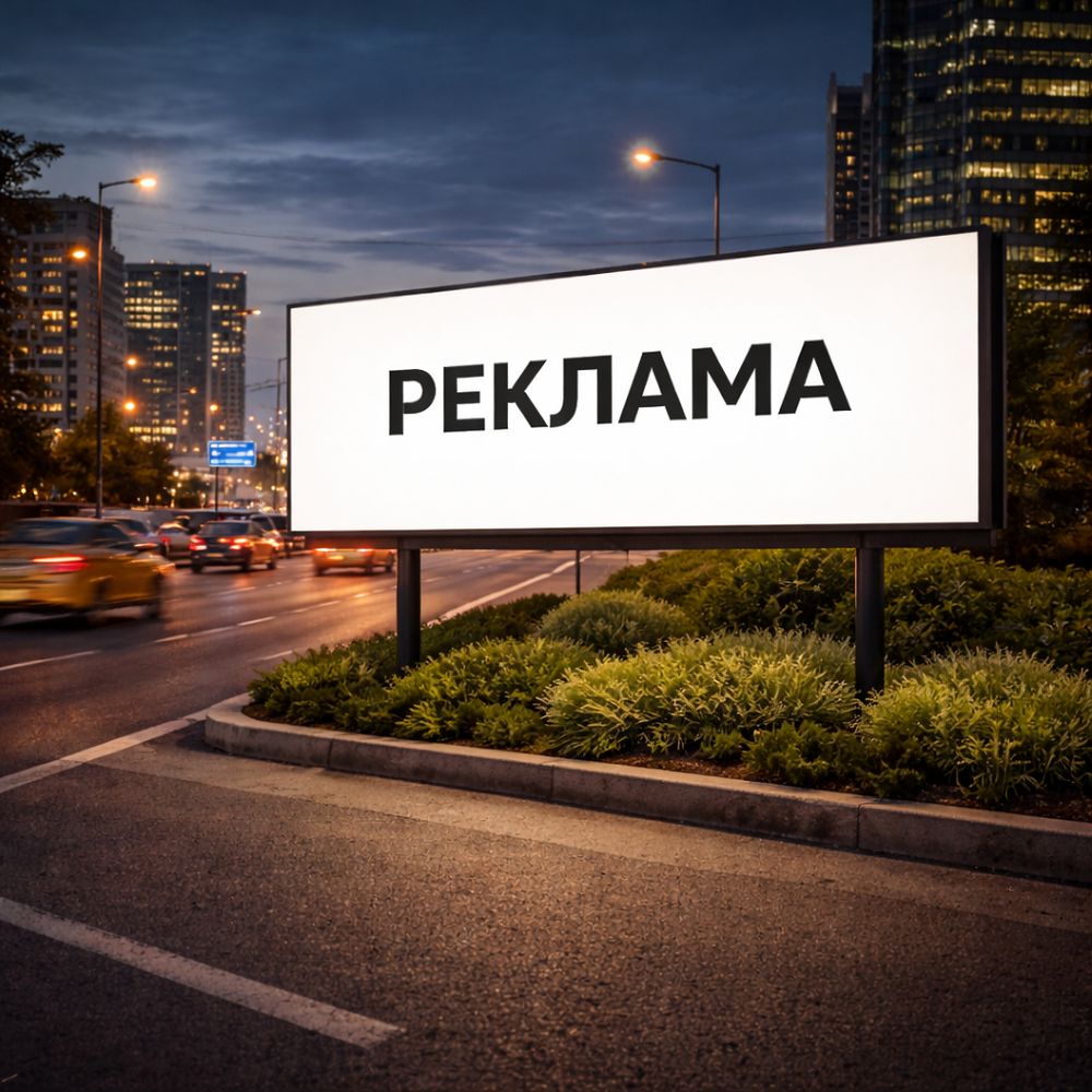 Наружная реклама в городе